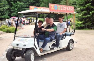 Rundfahrt mit dem ZooExpress durch den Rostocker Zoo