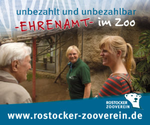 Werbung Ehrenamt Zooverein - Helfen Sie uns