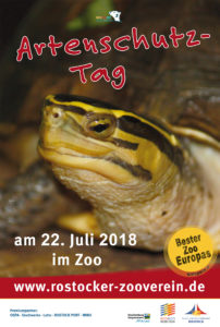 Plakat Artenschutztag 2018 Rostocker Zooverein