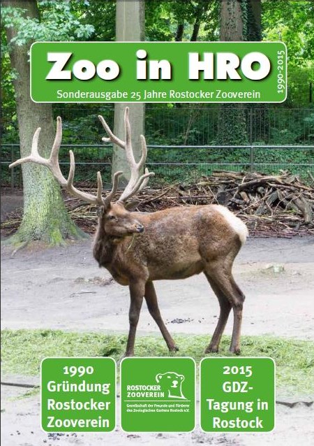 Titelbild Zoo in HRO Sonderausgabe 25-Jahre Rostocker Zooverein