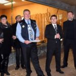 Zoodirektor Udo Nagel, Mirko Strätz (Vorsitzender Rostocker Zooverein) und Dittmar Brand (Organisator der Ausstellung) v.r.n.l