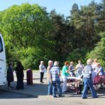 Picknick auf dem Weg nach Prag