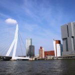 City und Fluss Nieuwe Maas Rotterdam