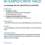 Frühjahrsputz Aufruf 2019